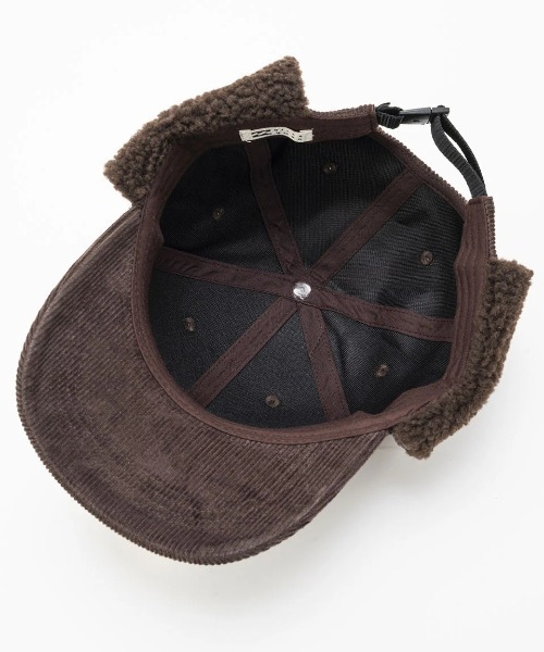 BILLABONG(ビラボン)の「【BILLABONG/ビラボン】23AW TRAPPER CAP/ボアコーデュロイトラッパーキャップ(キャップ・レディース・ブラウン/ホワイト・FREE)」の14枚目の写真