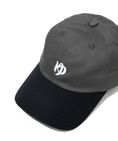 go slow caravan（ゴースローキャラバン）の「ツイル刺繍 2TONE BBキャップ（キャップ・メンズ・カーキ/ブラック/パープル・FREE）」の6枚目の写真