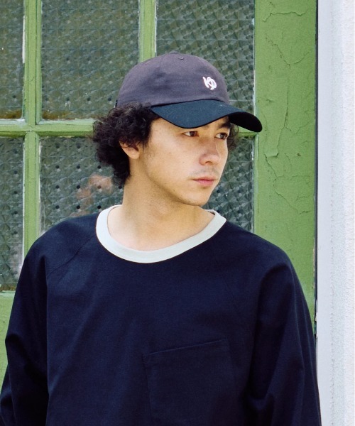 go slow caravan（ゴースローキャラバン）の「ツイル刺繍 2TONE BBキャップ（キャップ・メンズ・カーキ/ブラック/パープル・FREE）」の10枚目の写真