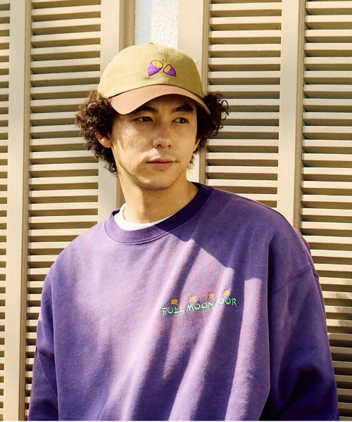 go slow caravan（ゴースローキャラバン）の「ツイル刺繍 2TONE BBキャップ（キャップ・メンズ・カーキ/ブラック/パープル・FREE）」の21枚目の写真