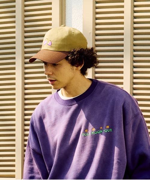 go slow caravan（ゴースローキャラバン）の「ツイル刺繍 2TONE BBキャップ（キャップ・メンズ・カーキ/ブラック/パープル・FREE）」の22枚目の写真