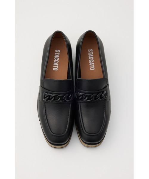 STACCATO(スタッカート)の「モードチェーンプラットフォーム(ローファー・レディース・ホワイト/ブラック・24cm/24.5cm/22.5cm/23cm/23.5cm)」の13枚目の写真