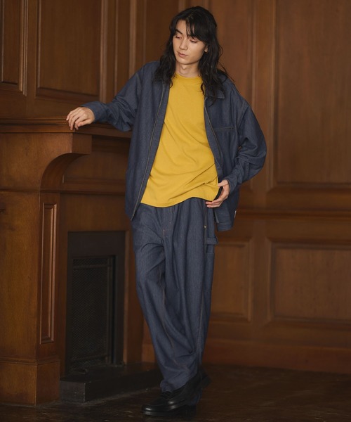 CRAFT STANDARD BOUTIQUE（クラフトスタンダードブティック）の「【機能素材】DRYMIXデトロイトジャケット（ブルゾン・メンズ・ダークインディゴブルー/インディゴブルー/ベージュ・M/XL/L）」の8枚目の写真