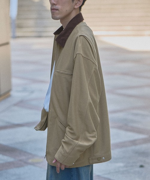 CRAFT STANDARD BOUTIQUE（クラフトスタンダードブティック）の「【機能素材】DRYMIXデトロイトジャケット（ブルゾン・メンズ・ダークインディゴブルー/インディゴブルー/ベージュ・M/XL/L）」の11枚目の写真