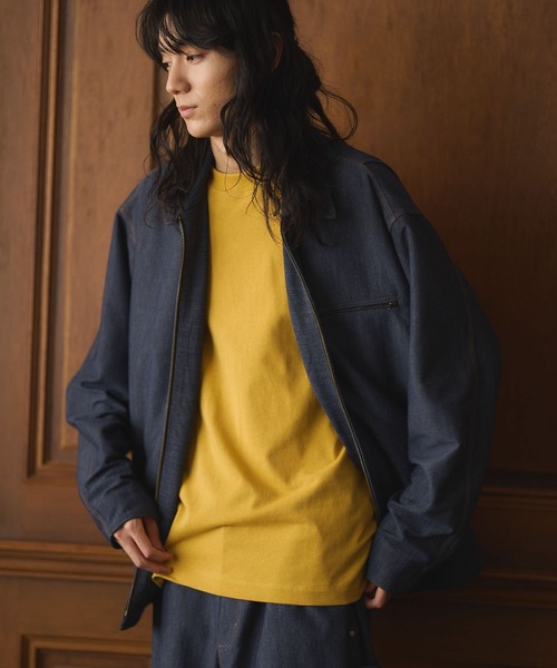 CRAFT STANDARD BOUTIQUE（クラフトスタンダードブティック）の「【機能素材】DRYMIXデトロイトジャケット（ブルゾン・メンズ・ダークインディゴブルー/インディゴブルー/ベージュ・M/XL/L）」の5枚目の写真