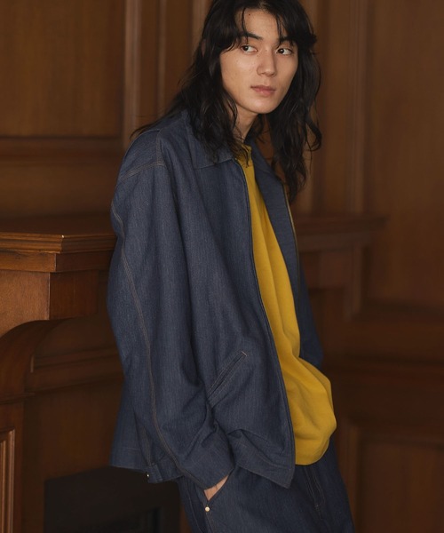 CRAFT STANDARD BOUTIQUE（クラフトスタンダードブティック）の「【機能素材】DRYMIXデトロイトジャケット（ブルゾン・メンズ・ダークインディゴブルー/インディゴブルー/ベージュ・M/XL/L）」の7枚目の写真