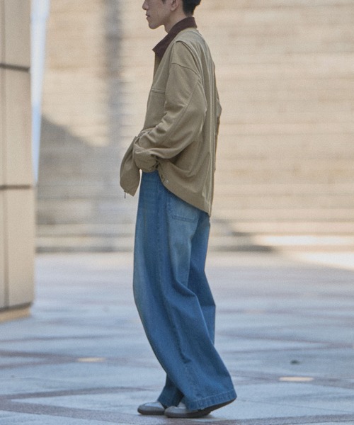 CRAFT STANDARD BOUTIQUE（クラフトスタンダードブティック）の「【機能素材】DRYMIXデトロイトジャケット（ブルゾン・メンズ・ダークインディゴブルー/インディゴブルー/ベージュ・M/XL/L）」の15枚目の写真