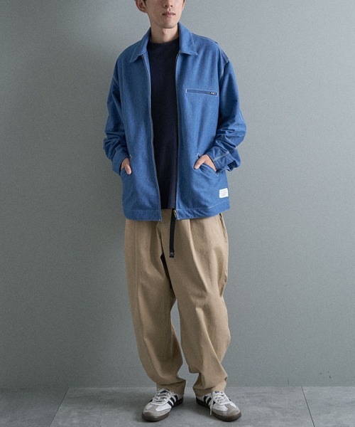 CRAFT STANDARD BOUTIQUE（クラフトスタンダードブティック）の「【機能素材】DRYMIXデトロイトジャケット（ブルゾン・メンズ・ダークインディゴブルー/インディゴブルー/ベージュ・M/XL/L）」の20枚目の写真