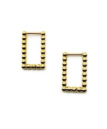 KISHOKACHI 希少価値 スクエアボールデザインステンレスクリッカーピアス