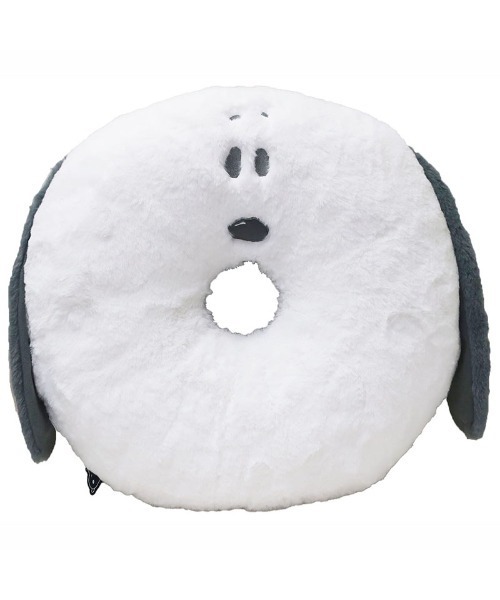 PEANUTS(ピーナッツ)の「PEANUTS/ピーナッツ フェイス&円座クッション(クッション/クッションカバー・レディース・グレー/モカ/グレー系その他・ONE SIZE)」の1枚目の写真