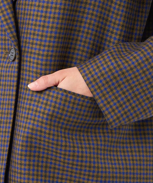 MACKINTOSH PHILOSOPHY（ﾏｯｷﾝﾄｯｼｭ ﾌｨﾛｿﾌｨｰ）の「【Tifty（ティフティ）】 チェックツイード（テーラードジャケット・レディース・グレー系その他2・38）」の7枚目の写真