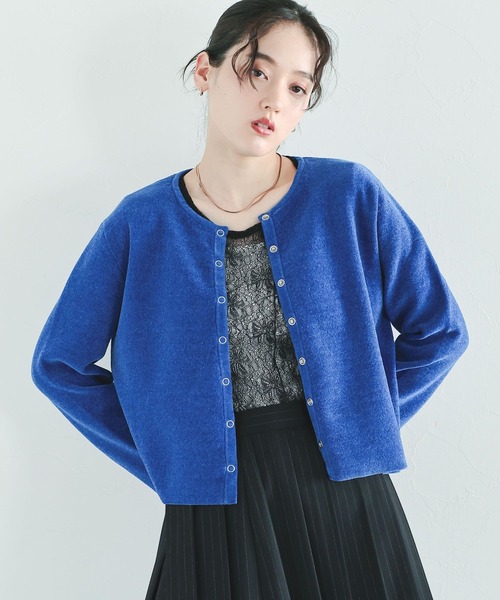 riri♡ 【即購入可能】、カーディガン、ライトブルー、ページ2枚まとめ Demi-Luxe BEAMS（デミルクス ビームス）AURALEE / GIZA HIGH GAUGE