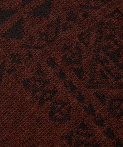 Steven Alan（スティーブンアラン）の「＜MARCOMONDE＞TURKEY PATTERN SOCKS1/ソックス（ソックス/靴下・レディース・ダークオレンジ/オフホワイト/ナチュラル・FREE）」の4枚目の写真