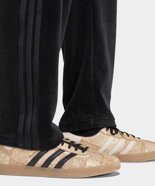 アディダス オリジナルス トラックパンツ 黒 ベロア トレフォイル 上下 別珍 adidas スウェットパンツ ジャージ adidas/アディダス VELOUR