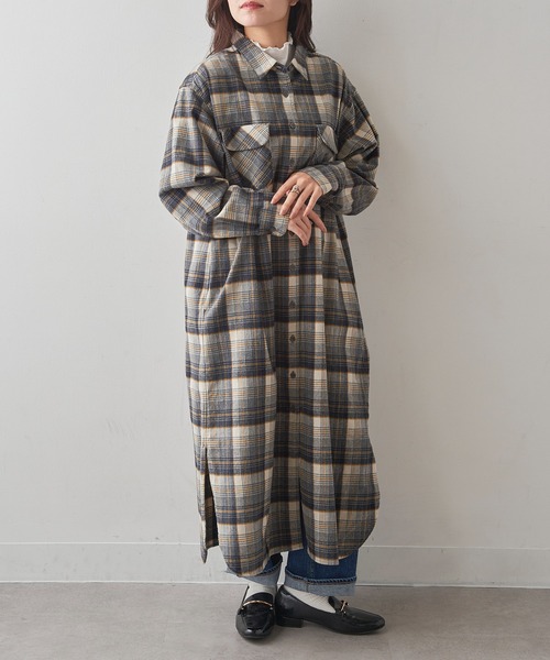 PENDLETON(ペンドルトン)の「【PENDLETON】シャツワンピース 5475-1102(シャツワンピース・レディース・ピンク/ネイビー・FREE)」の9枚目の写真