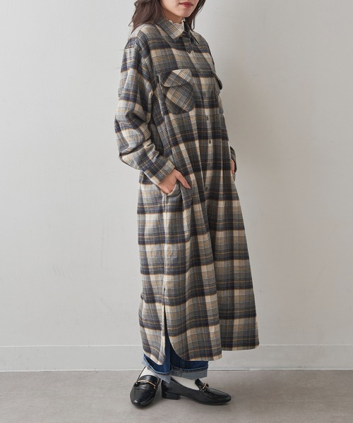PENDLETON(ペンドルトン)の「【PENDLETON】シャツワンピース 5475-1102(シャツワンピース・レディース・ピンク/ネイビー・FREE)」の8枚目の写真