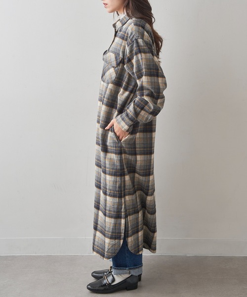 PENDLETON(ペンドルトン)の「【PENDLETON】シャツワンピース 5475-1102(シャツワンピース・レディース・ピンク/ネイビー・FREE)」の7枚目の写真