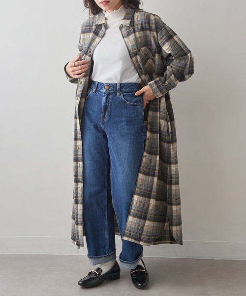 PENDLETON(ペンドルトン)の「【PENDLETON】シャツワンピース 5475-1102(シャツワンピース・レディース・ピンク/ネイビー・FREE)」の4枚目の写真