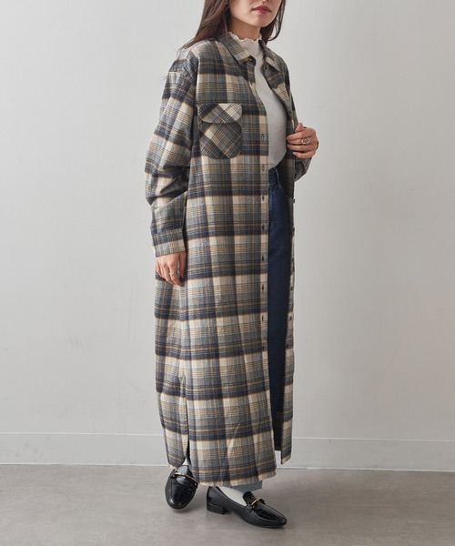 PENDLETON(ペンドルトン)の「【PENDLETON】シャツワンピース 5475-1102(シャツワンピース・レディース・ピンク/ネイビー・FREE)」の3枚目の写真