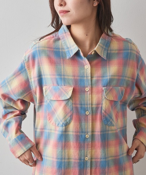 PENDLETON(ペンドルトン)の「【PENDLETON】シャツワンピース 5475-1102(シャツワンピース・レディース・ピンク/ネイビー・FREE)」の14枚目の写真