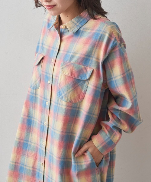 PENDLETON(ペンドルトン)の「【PENDLETON】シャツワンピース 5475-1102(シャツワンピース・レディース・ピンク/ネイビー・FREE)」の13枚目の写真