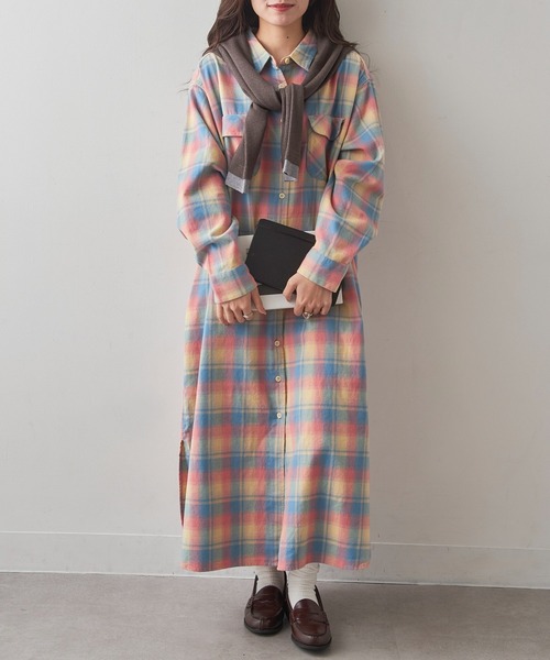 PENDLETON(ペンドルトン)の「【PENDLETON】シャツワンピース 5475-1102(シャツワンピース・レディース・ピンク/ネイビー・FREE)」の17枚目の写真