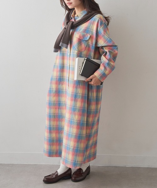 PENDLETON(ペンドルトン)の「【PENDLETON】シャツワンピース 5475-1102(シャツワンピース・レディース・ピンク/ネイビー・FREE)」の16枚目の写真
