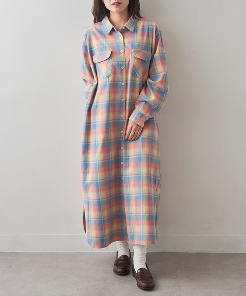 PENDLETON(ペンドルトン)の「【PENDLETON】シャツワンピース 5475-1102(シャツワンピース・レディース・ピンク/ネイビー・FREE)」の18枚目の写真