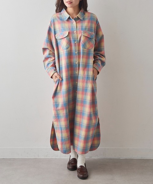 PENDLETON(ペンドルトン)の「【PENDLETON】シャツワンピース 5475-1102(シャツワンピース・レディース・ピンク/ネイビー・FREE)」の20枚目の写真