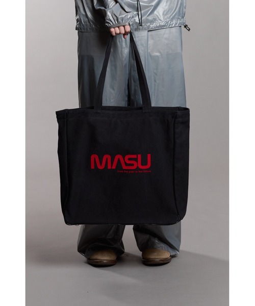 MASU（エムエーエスユー）の「EXPLORER TOTE BAG（トートバッグ・メンズ・ブラック/ホワイト・ONE SIZE）」の6枚目の写真