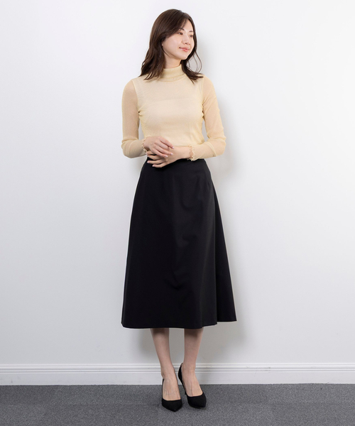 NARACAMICIE（ナラカミーチェ）の「【NARACAMICIE】ラメチュールタートルプルオーバー（Tシャツ/カットソー・レディース・ブラウン/ブラック・M/XL）」の11枚目の写真