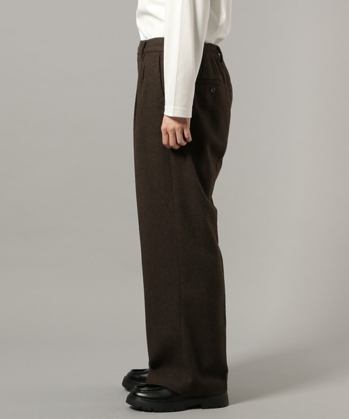 RAGEBLUE（レイジブルー）の「ツイードライク/ワイドスラックス【セットアップ可】（スラックス・メンズ・グレー/ブラウン・LARGE/MEDIUM/SMALL）」の15枚目の写真