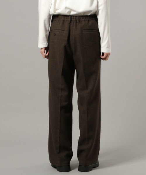 RAGEBLUE（レイジブルー）の「ツイードライク/ワイドスラックス【セットアップ可】（スラックス・メンズ・グレー/ブラウン・LARGE/MEDIUM/SMALL）」の16枚目の写真