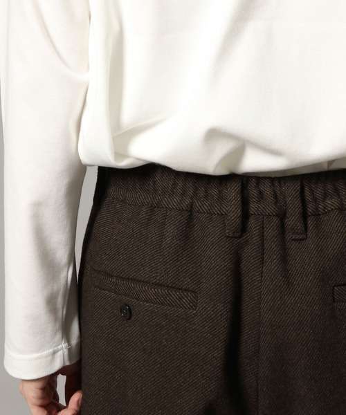 RAGEBLUE（レイジブルー）の「ツイードライク/ワイドスラックス【セットアップ可】（スラックス・メンズ・グレー/ブラウン・LARGE/MEDIUM/SMALL）」の17枚目の写真