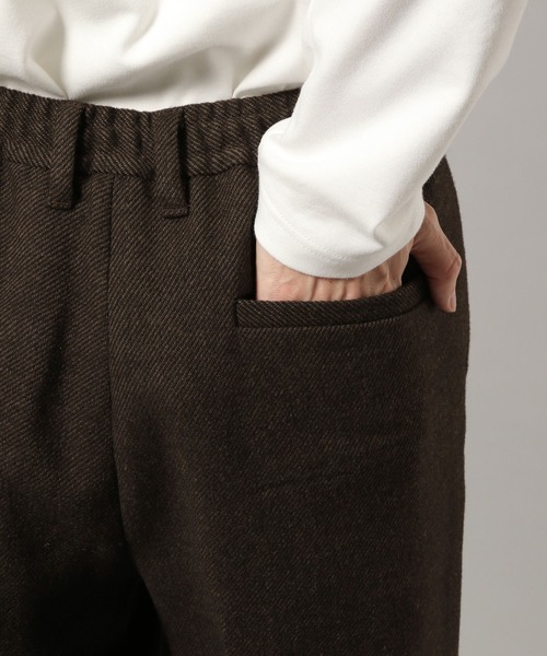 RAGEBLUE（レイジブルー）の「ツイードライク/ワイドスラックス【セットアップ可】（スラックス・メンズ・グレー/ブラウン・LARGE/MEDIUM/SMALL）」の18枚目の写真