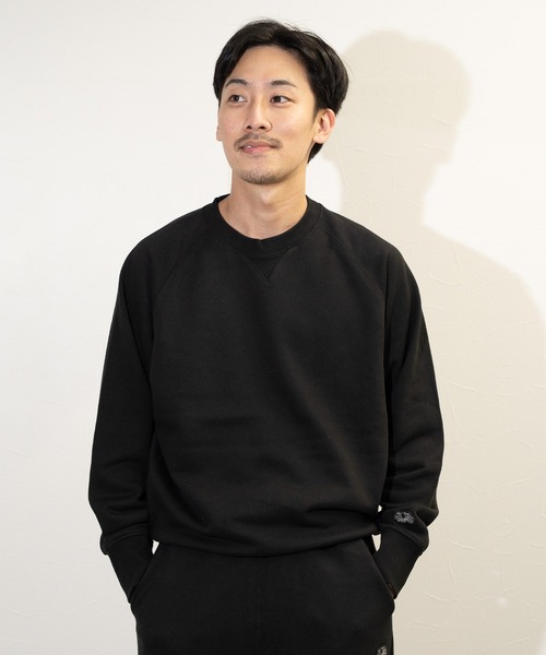 FRUIT OF THE LOOM(フルーツオブザルーム)の「BASIC SWEAT SHIRT / スウェット / ユニセックス / シンプル / セットアップ(スウェット・メンズ・ネイビー/アイボリー/ブラック/杢グレー・S/M/L/XL)」の3枚目の写真