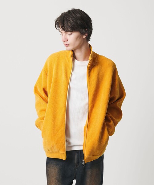 MONKEY TIME（モンキータイム）の「モール ドライバーズ ニット（ニット/セーター・メンズ・イエロー/ピンク/ブラック・S/M/L/XL）」の8枚目の写真