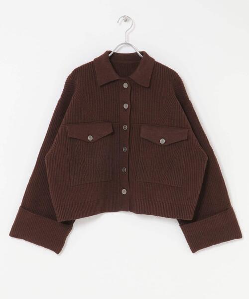 セール】ニットショートジャケット（その他アウター）｜SENSE OF PLACE