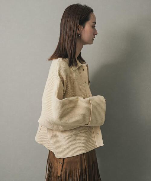 ニットショートジャケット（その他アウター）｜SENSE OF PLACE