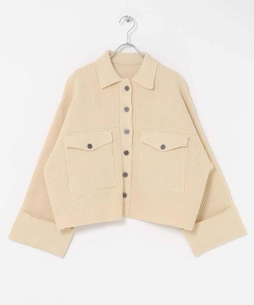 セール】ニットショートジャケット（その他アウター）｜SENSE OF PLACE