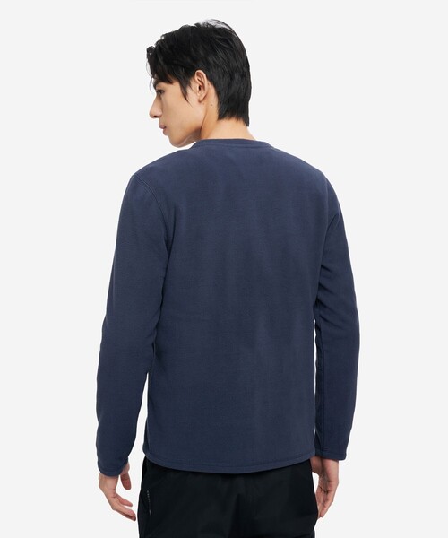 AIGLE（エーグル）の「ポーラーテック ハーフプラケットフリース（スウェット・メンズ・ダークネイビー・M/L）」の3枚目の写真