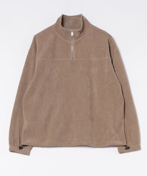 many men many mind（メニーメンメニーマインド）の「MANYMENMANYMINDS / カットコーデュロイ/ハーフZIP（スウェット・メンズ・ベージュ/ブラック・LARGE/X-LARGE/MEDIUM）」の13枚目の写真