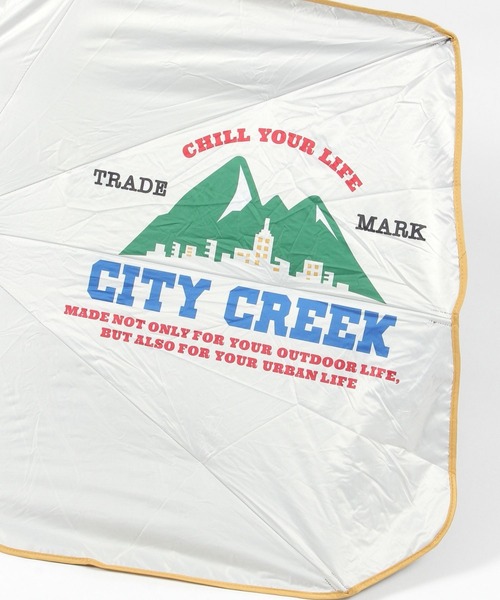 niko and...（ニコアンド）の「【CITY CREEK】カー傘サンシェードＳ（アウトドアグッズ・レディース・オフホワイト・0）」の8枚目の写真