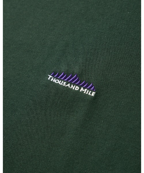 THOUSAND MILE（サウザンドマイル）の「[L's]FRENCH SLEEVE OP T/C JERSEY/フレンチスリーブワンピース（ワンピース・レディース・グリーン/チャコールグレー/グレー/ブラック/ネイビー/ホワイト・FREE）」の8枚目の写真