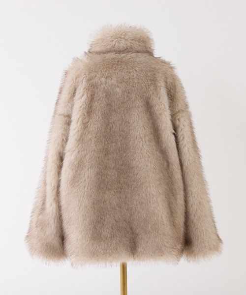 セール】ミドルフェイクファーコート（その他アウター）｜one after