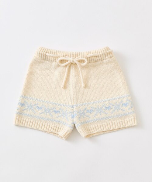 OLIVE des OLIVE（オリーブデオリーブ）の「ニットショートパンツ（その他パンツ・レディース・オフホワイト/トップグレー/スミクロ・FREE）」の16枚目の写真