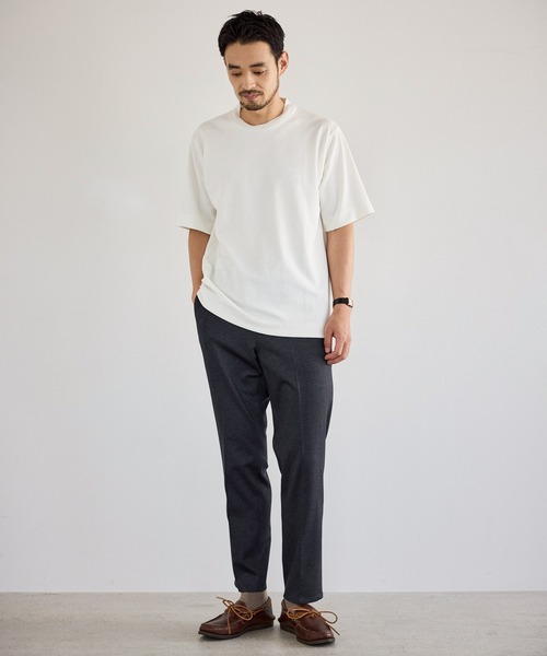 le cercle ADAM ET ROPE'(ルセルクルアダムエロペ)の「ランダムJQバックハイネッククルーネックTシャツ(Tシャツ/カットソー・メンズ・ホワイト/ベージュ系その他/ブラック・LL/M/S/L)」の13枚目の写真