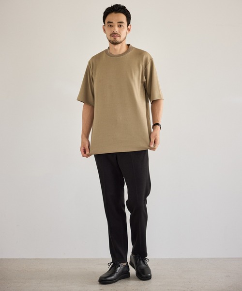 le cercle ADAM ET ROPE'(ルセルクルアダムエロペ)の「ランダムJQバックハイネッククルーネックTシャツ(Tシャツ/カットソー・メンズ・ホワイト/ベージュ系その他/ブラック・LL/M/S/L)」の17枚目の写真