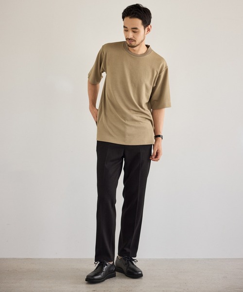 le cercle ADAM ET ROPE'(ルセルクルアダムエロペ)の「ランダムJQバックハイネッククルーネックTシャツ(Tシャツ/カットソー・メンズ・ホワイト/ベージュ系その他/ブラック・LL/M/S/L)」の18枚目の写真