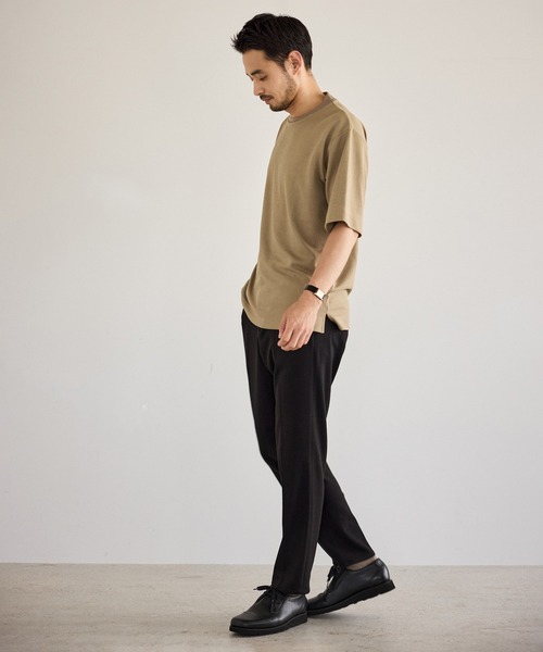 le cercle ADAM ET ROPE'(ルセルクルアダムエロペ)の「ランダムJQバックハイネッククルーネックTシャツ(Tシャツ/カットソー・メンズ・ホワイト/ベージュ系その他/ブラック・LL/M/S/L)」の19枚目の写真